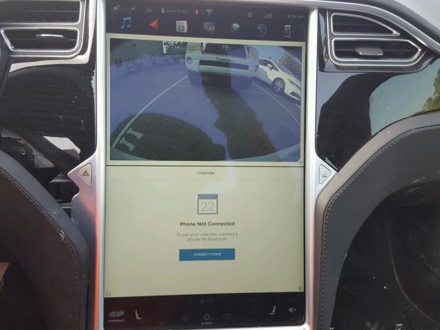 5YJSA1E29HF215038 - 2017 TESLA MODEL S WHITE photo 9