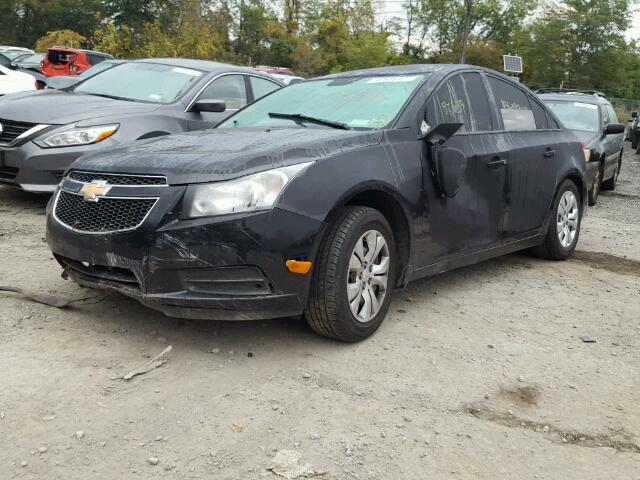 1G1PA5SG7E7255545 - 2014 CHEVROLET CRUZE LS BLACK photo 2