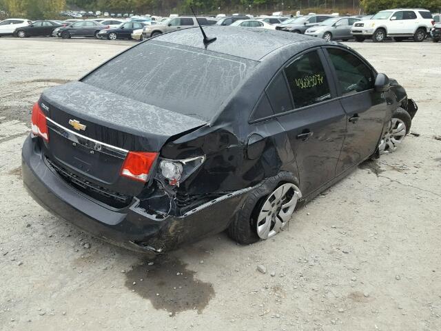 1G1PA5SG7E7255545 - 2014 CHEVROLET CRUZE LS BLACK photo 4