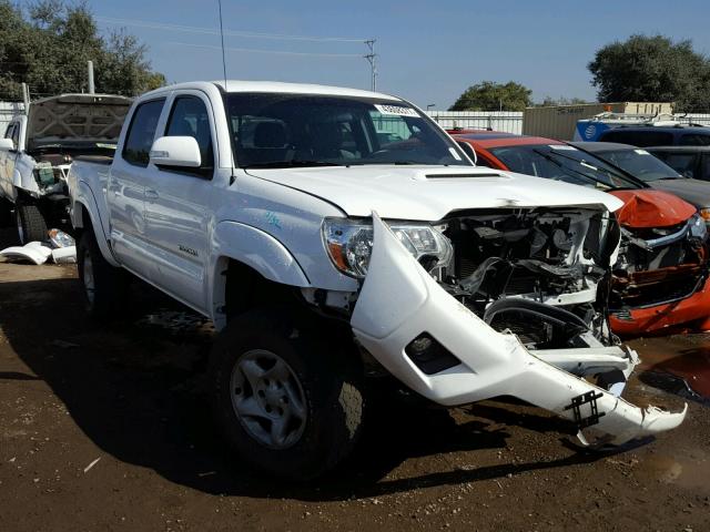 3TMLU4EN9EM135821 - 2014 TOYOTA TACOMA DOU WHITE photo 1