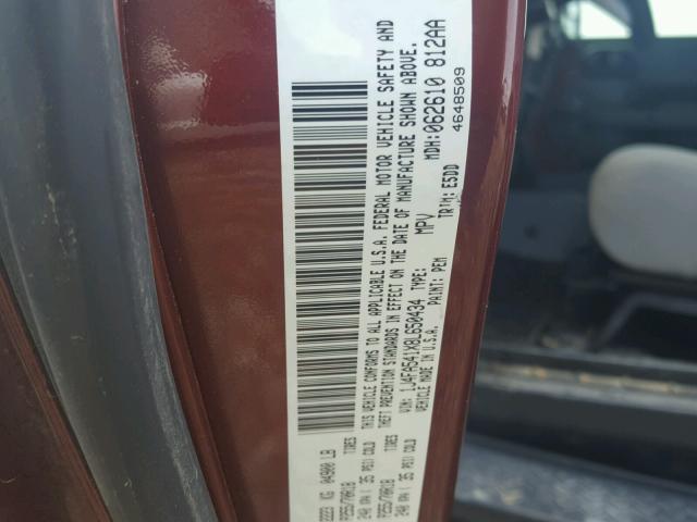 1J4FA541X8L650434 - 2008 JEEP WRANGLER S RED photo 10