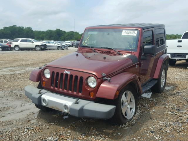 1J4FA541X8L650434 - 2008 JEEP WRANGLER S RED photo 2