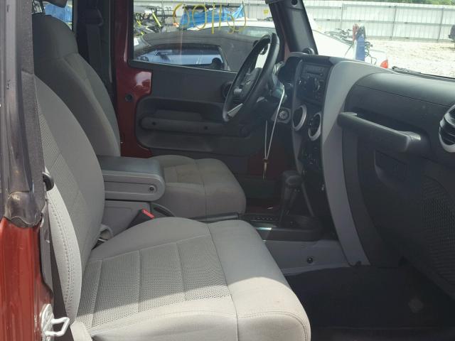 1J4FA541X8L650434 - 2008 JEEP WRANGLER S RED photo 5