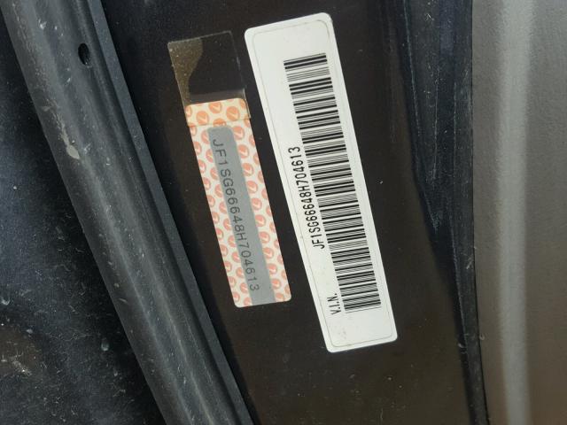 JF1SG66648H704613 - 2008 SUBARU FORESTER S 蓝色 照片 10