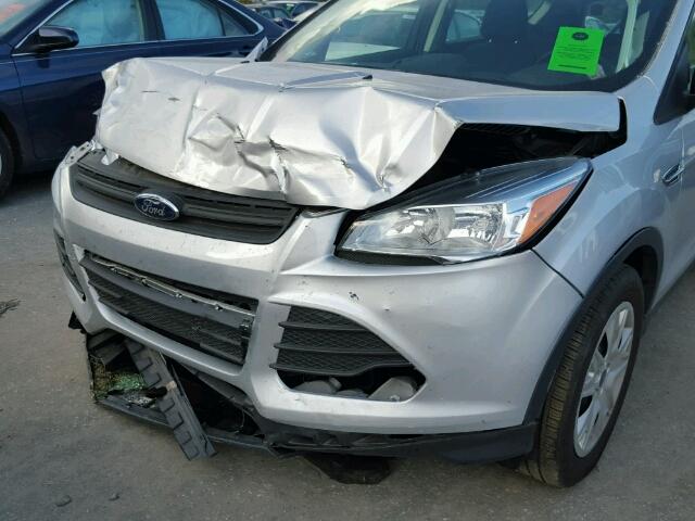 1FMCU0F70GUB66247 - 2016 FORD ESCAPE S GRAY photo 9