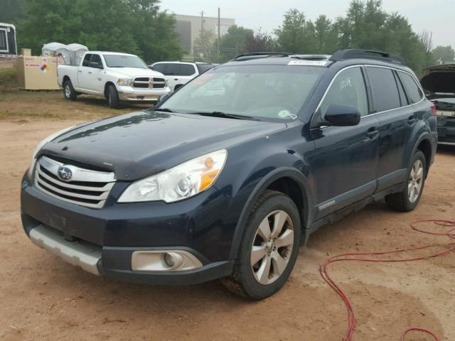 4S4BRDLC2C2247424 - 2012 SUBARU OUTBACK 3. BLUE photo 2