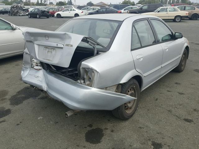 JM1BJ2220Y0268610 - 2000 MAZDA PROTEGE DX SILVER photo 4