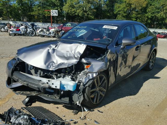 JTHBE1D23G5025367 - 2016 LEXUS IS 350 GRAY photo 2