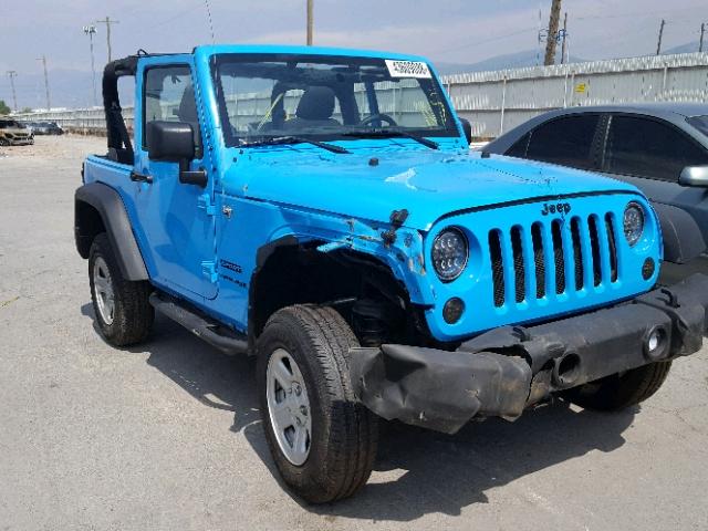 1C4AJWAG1JL844614 - 2018 JEEP WRANGLER S Mavi foto 1