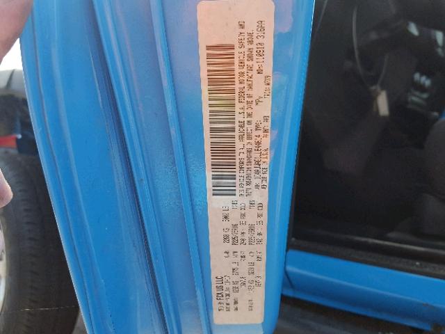 1C4AJWAG1JL844614 - 2018 JEEP WRANGLER S Mavi foto 10