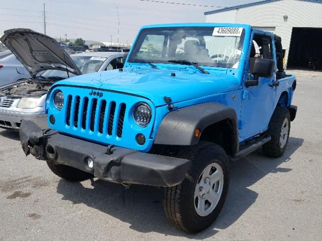 1C4AJWAG1JL844614 - 2018 JEEP WRANGLER S Mavi foto 2