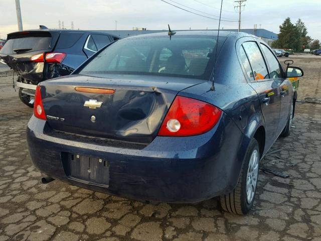 1G1AT58H697170962 - 2009 CHEVROLET COBALT LT BLUE photo 4