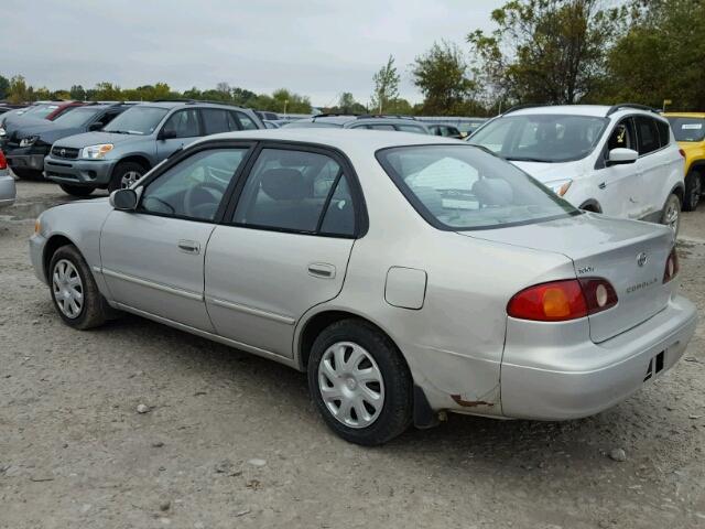 2T1BR12E01C494820 - 2001 TOYOTA COROLLA CE SILVER photo 3