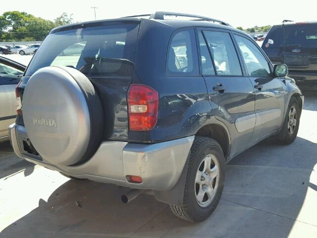 JTEGD20V940044011 - 2004 TOYOTA RAV4 BLACK photo 4