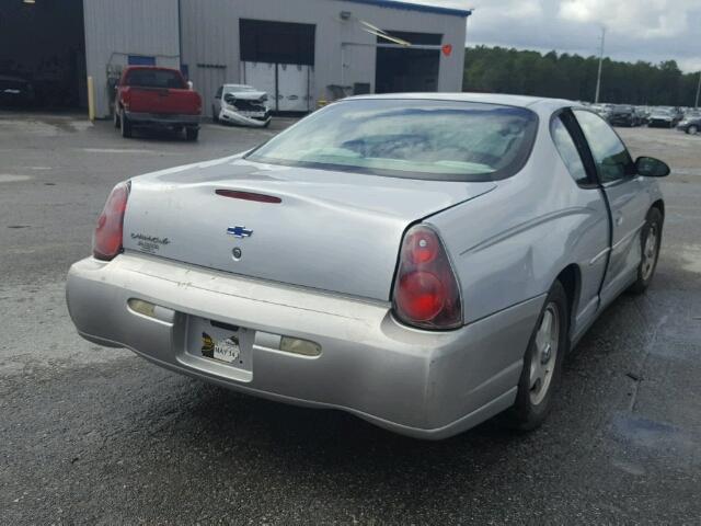 2G1WW12E549131033 - 2004 CHEVROLET MONTE CARL ვერცხლისფერი ფოტო 4