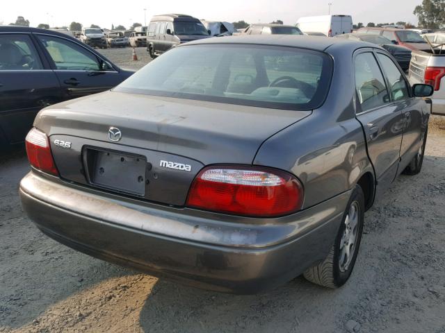 1YVGF22C025267705 - 2002 MAZDA 626 LX CHARCOAL photo 4