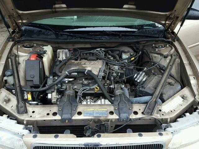 2G4WS52J241225209 - 2004 BUICK CENTURY CU BEIGE photo 7