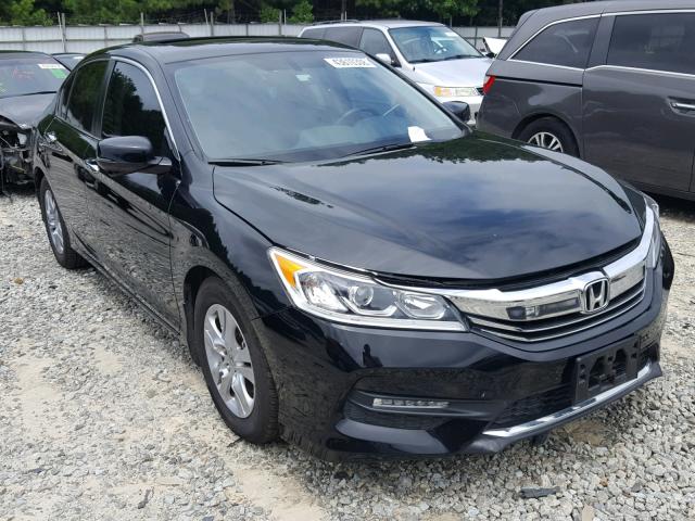 1HGCR2F85GA176656 - 2016 HONDA ACCORD EXL BLACK photo 1