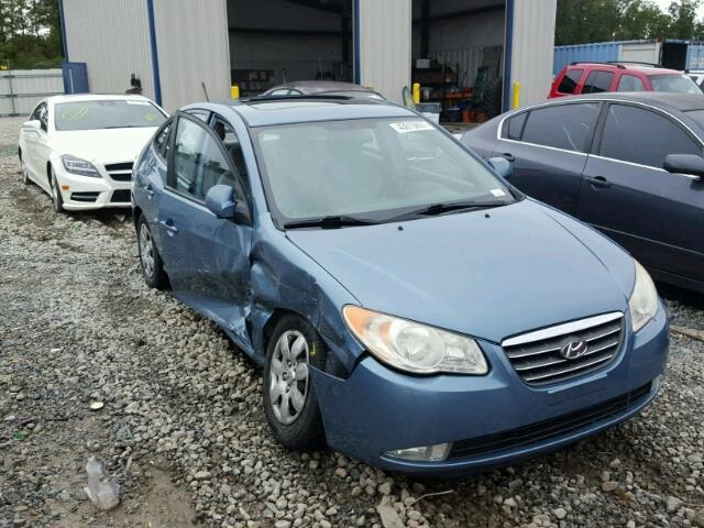 KMHDU46D87U137368 - 2007 HYUNDAI ELANTRA GL BLUE photo 1