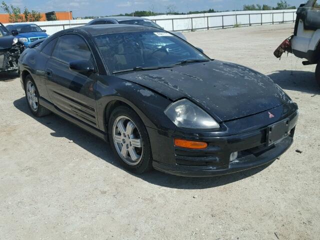 4A3AC84H61E131350 - 2001 MITSUBISHI ECLIPSE GT BLACK photo 1