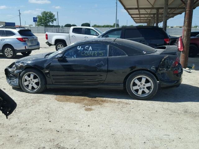 4A3AC84H61E131350 - 2001 MITSUBISHI ECLIPSE GT BLACK photo 9