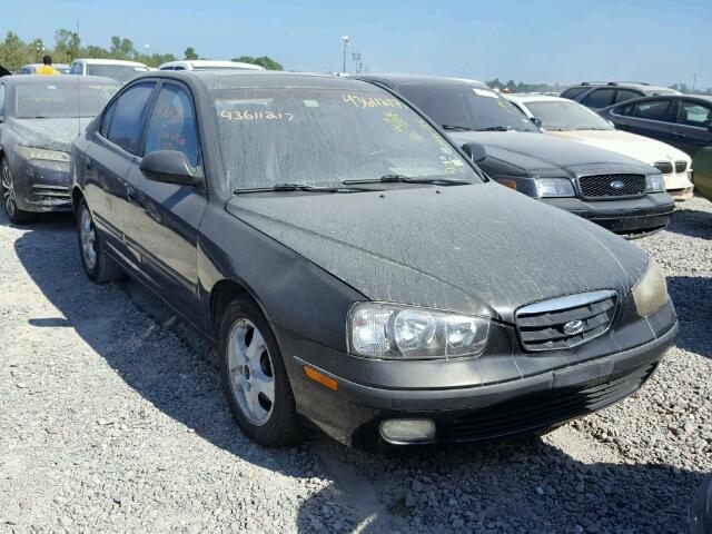 KMHDN45D43U655759 - 2003 HYUNDAI ELANTRA GL BLACK photo 1