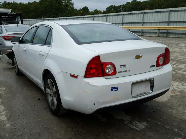 1G1ZC5EU9BF374901 - 2011 CHEVROLET MALIBU 1LT WHITE photo 3