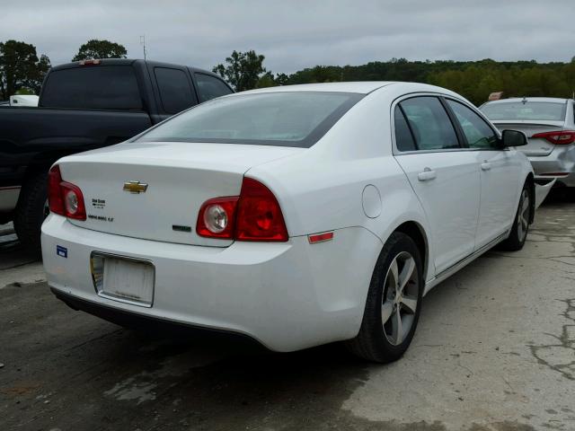 1G1ZC5EU9BF374901 - 2011 CHEVROLET MALIBU 1LT WHITE photo 4