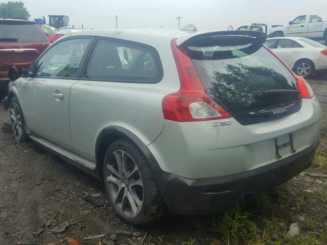 YV1MK672782059207 - 2008 VOLVO C30 T5 SILVER photo 3