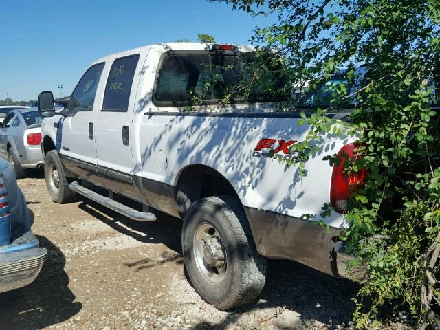 1FTNW21F53EA04135 - 2003 FORD F250 SUPER WHITE photo 3