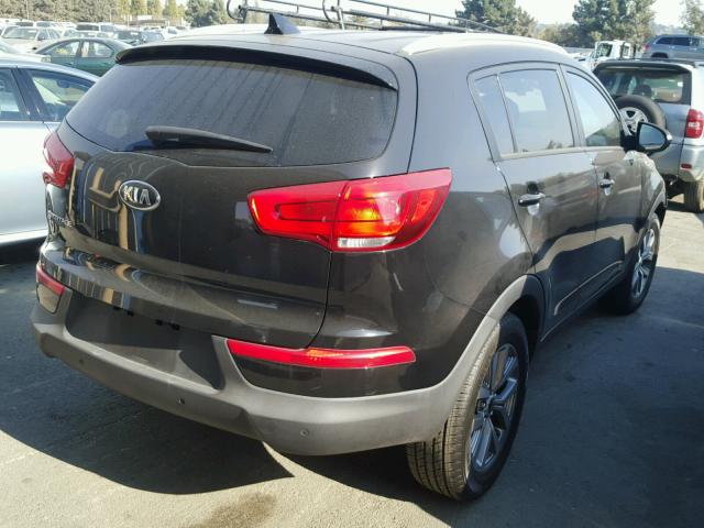 KNDPB3AC4E7615099 - 2014 KIA SPORTAGE B BLACK photo 4