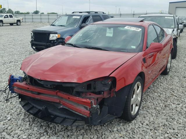 2G2WC58C871228361 - 2007 PONTIAC GRAND PRIX წითელი ფოტო 2