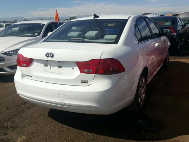 KNAGG4A81A5410443 - 2010 KIA OPTIMA WHITE photo 4