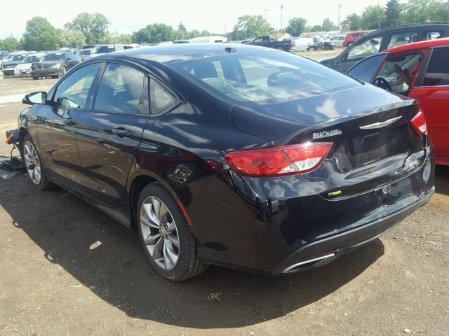 1C3CCCBB1FN758045 - 2015 CHRYSLER 200 S 黑色 照片 3