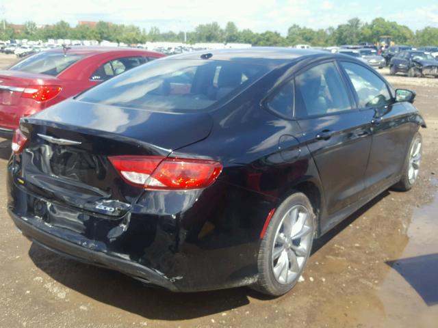 1C3CCCBB1FN758045 - 2015 CHRYSLER 200 S 黑色 照片 4