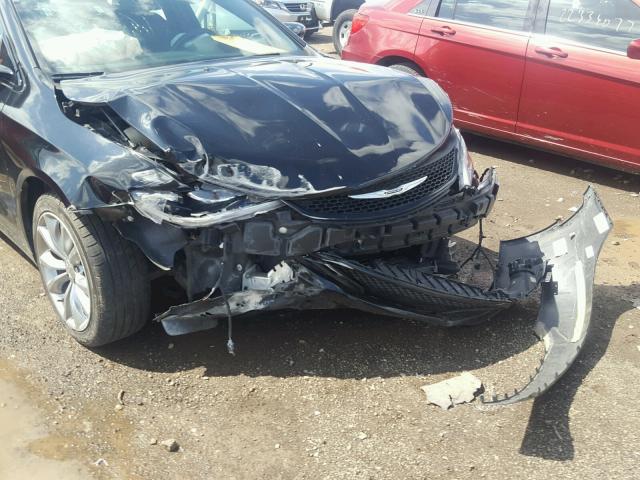 1C3CCCBB1FN758045 - 2015 CHRYSLER 200 S 黑色 照片 9