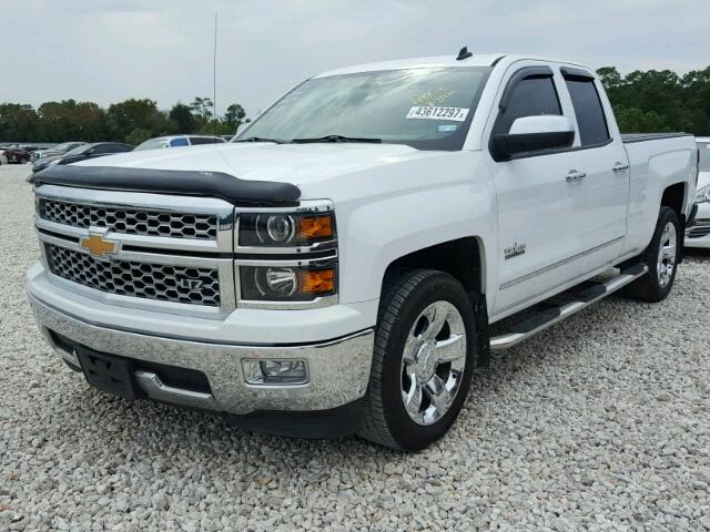 1GCRCSEC5EZ211811 - 2014 CHEVROLET SILVERADO WHITE photo 2