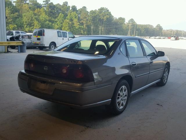 2G1WF52E939244005 - 2003 CHEVROLET IMPALA BROWN photo 4