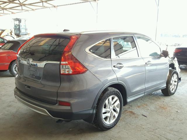 2HKRM3H79FH549559 - 2015 HONDA CR-V EXL GRAY photo 4