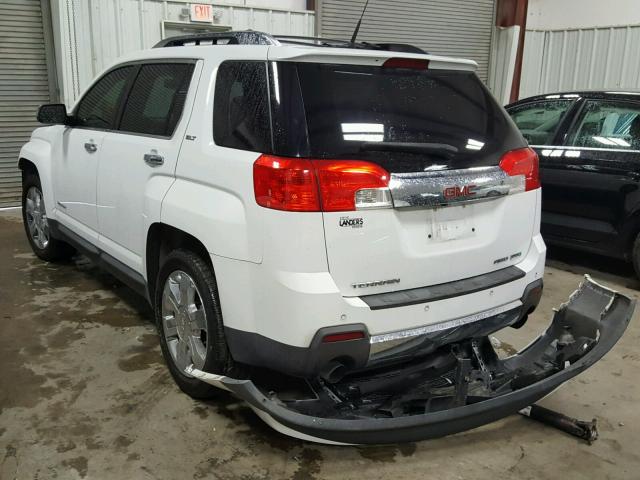 2CTFLXE50B6365629 - 2011 GMC TERRAIN SL WHITE photo 3