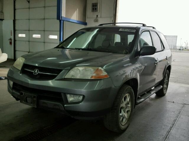 2HNYD18811H528225 - 2001 ACURA MDX GRAY photo 2