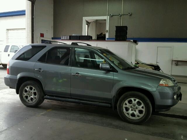 2HNYD18811H528225 - 2001 ACURA MDX GRAY photo 9