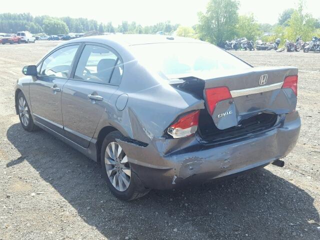 19XFA1F95BE011301 - 2011 HONDA CIVIC EXL 灰色 照片 3