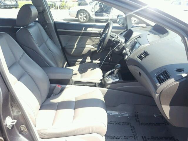 19XFA1F95BE011301 - 2011 HONDA CIVIC EXL 灰色 照片 5