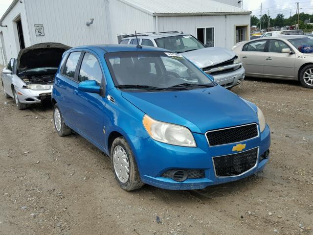 KL1TD66E69B313487 - 2009 CHEVROLET AVEO LS TEAL photo 1