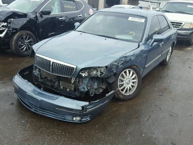 KMHFU45E25A400732 - 2005 HYUNDAI XG TEAL photo 2