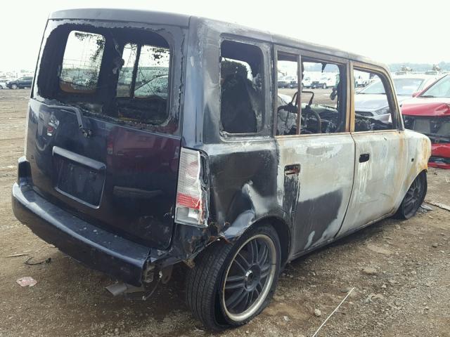 JTLKT324864056503 - 2006 TOYOTA SCION XB დამწვარი ფოტო 4
