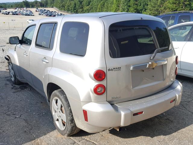 3GNDA13D37S521646 - 2007 CHEVROLET HHR LS SILVER photo 3