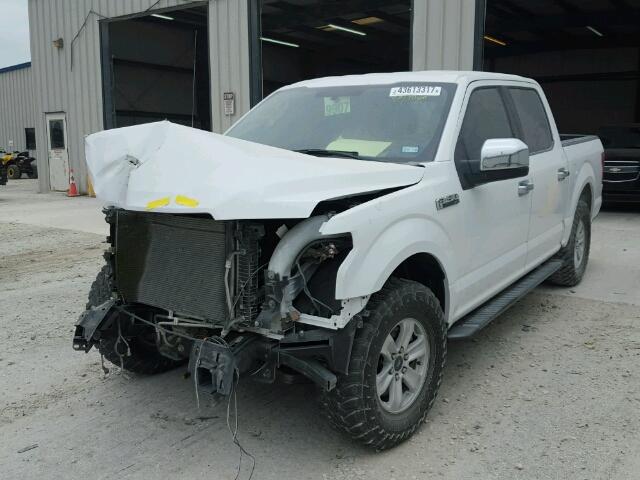 1FTEW1CF1FFA25831 - 2015 FORD F150 SUPER WHITE photo 2