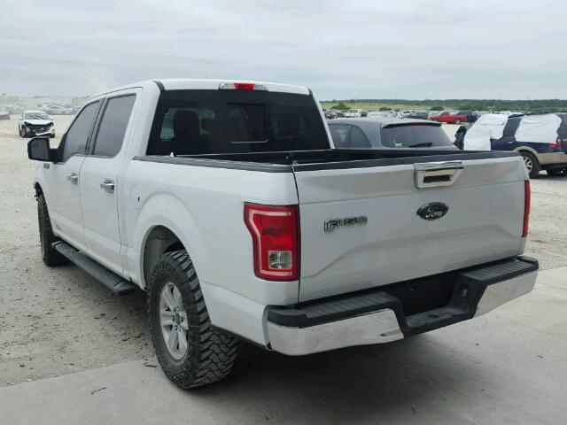 1FTEW1CF1FFA25831 - 2015 FORD F150 SUPER WHITE photo 3